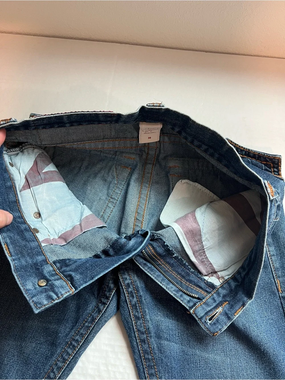 True Religion Joey Super T Bootcut Mens Jeans Size 30x33 Medium Wash USA